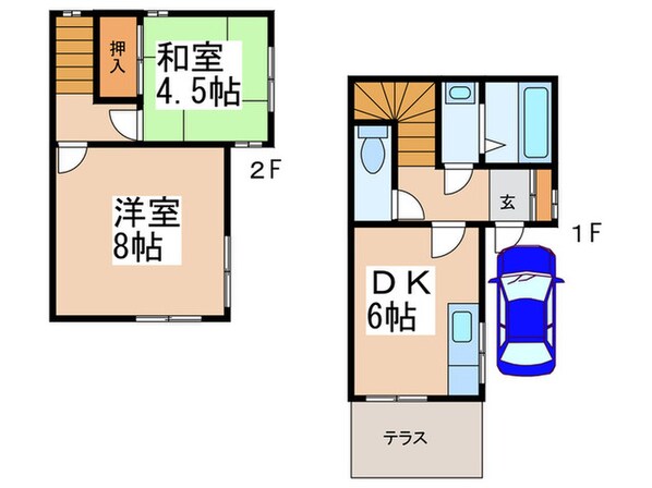 藤が丘テラスの物件間取画像